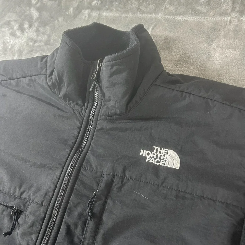 The North Face Jacket Mens Medium Black Fleece Full Zip Polartec Outdoor